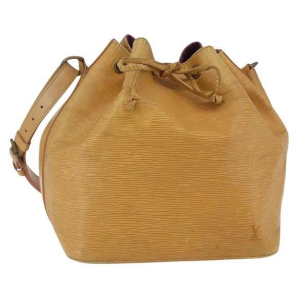 LOUIS VUITTON Epi Petit Noe Shoulder Bag Yellow